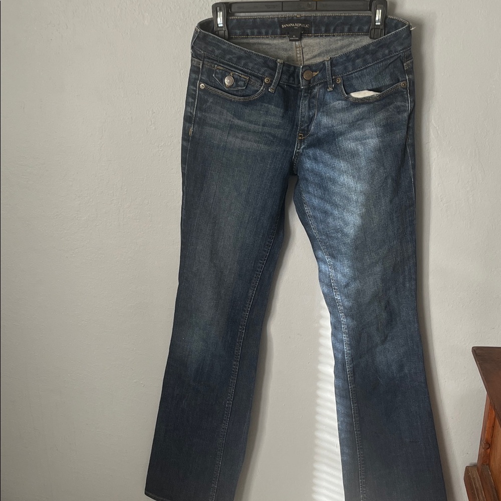 Banana Republic Dark Blue Boot Cut Jeans